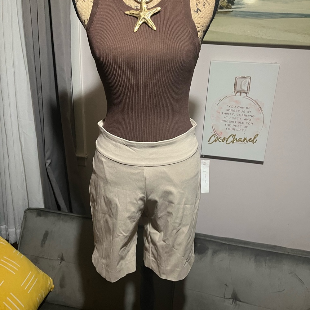Brown Ribbed Tank Top - Picture 6 of 14